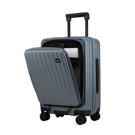 Montreal Small Cabin Pro Stone Blue 54 cms Front-Opening Strolley