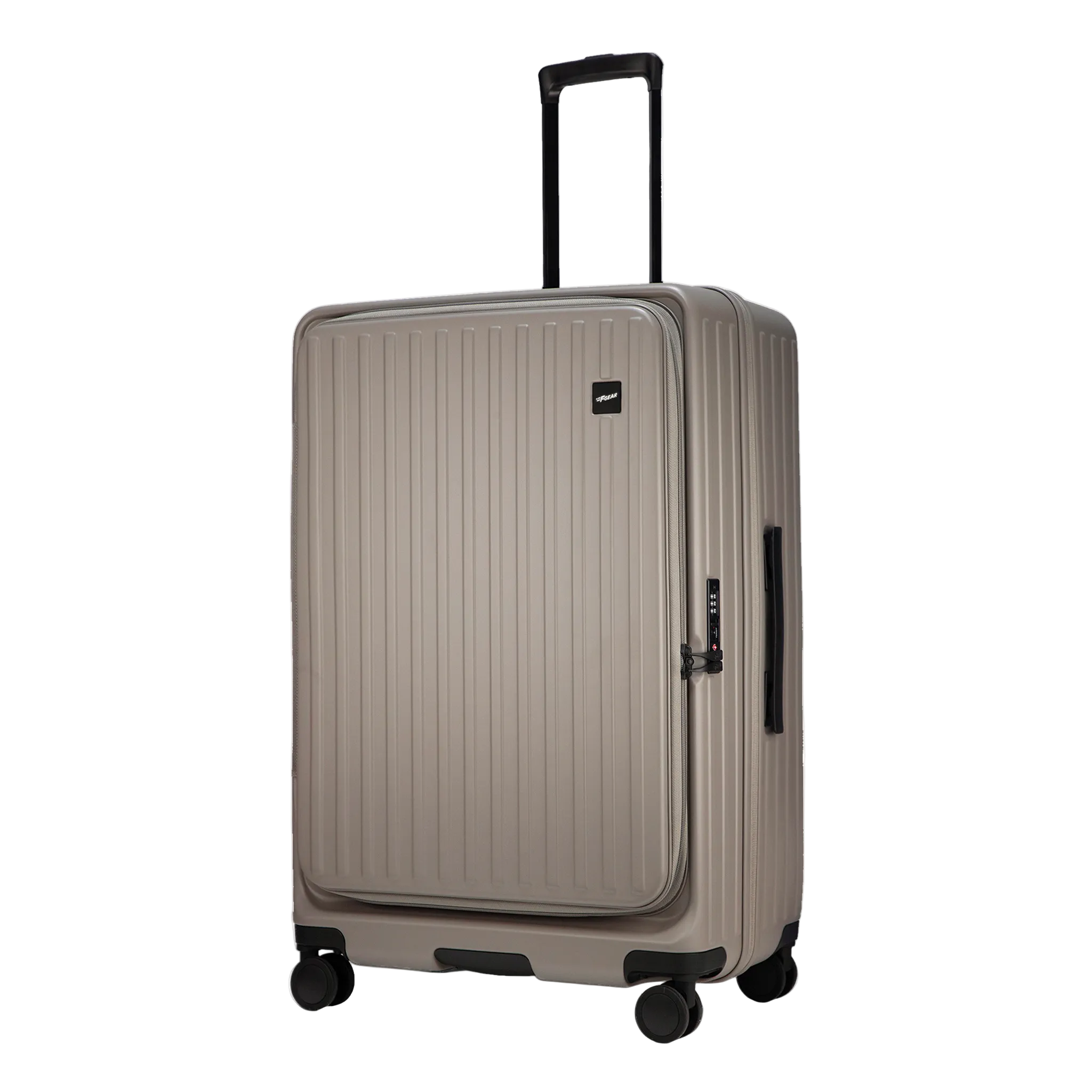 Montreal Large Taupe 76 cms Front-Opening Strolley