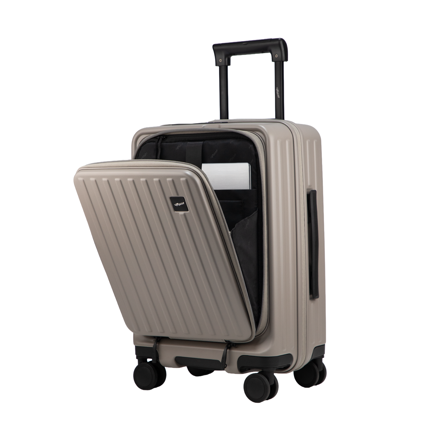 Montreal Small Cabin Pro Taupe 54 cms Front-Opening Strolley