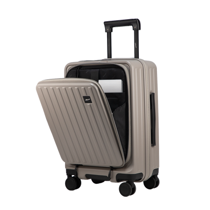 Montreal Small Cabin Pro Taupe 54 cms Front-Opening Strolley