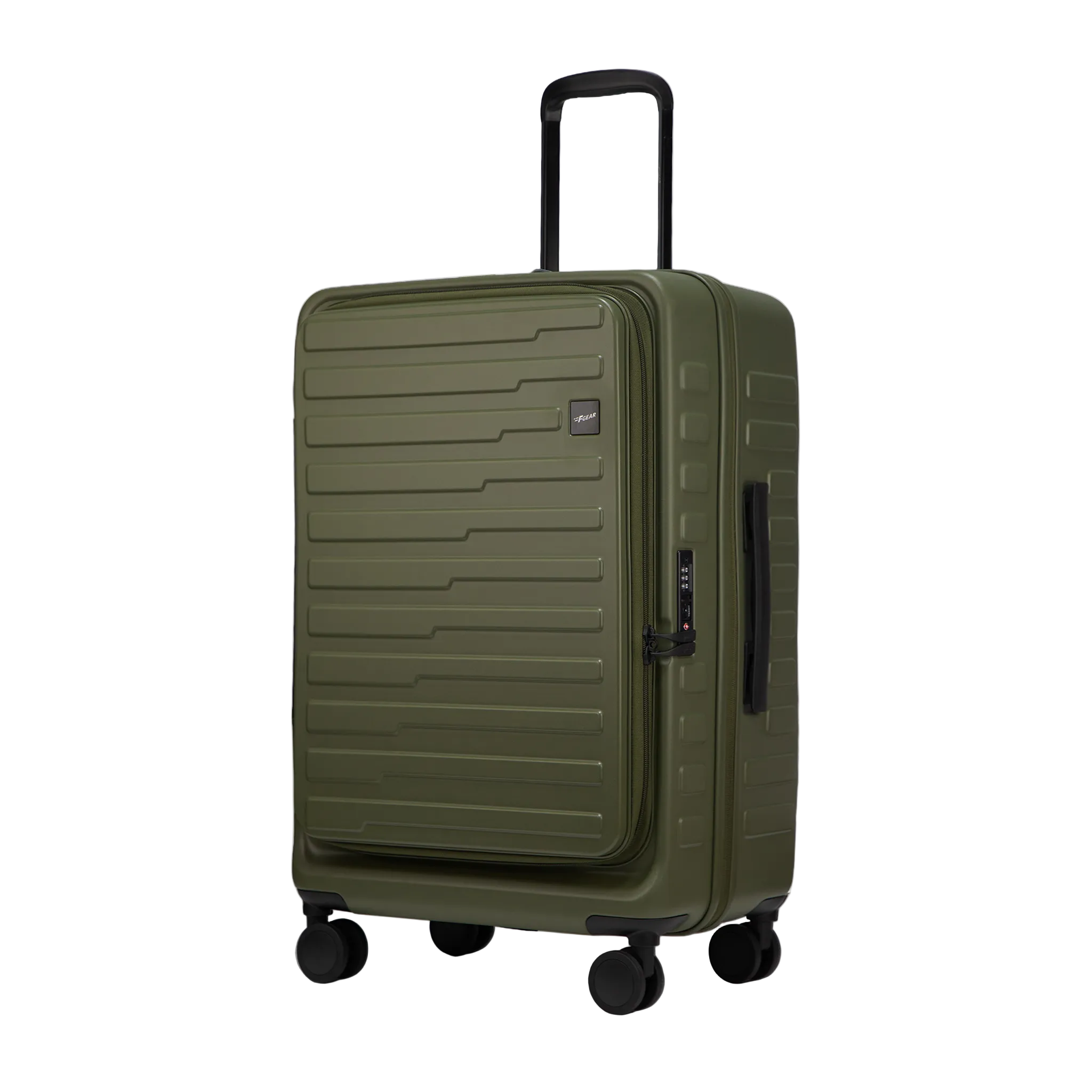 Sedona Medium Army Green 67 cms Front-Opening Strolley