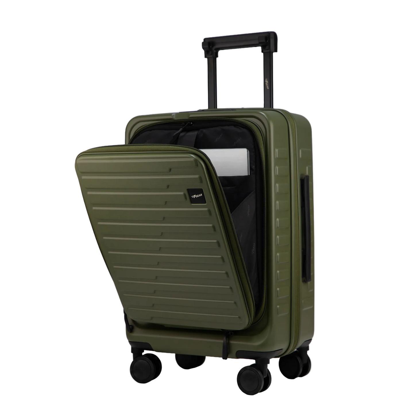 Sedona Small Cabin Pro Army Green 55 cms Front-Opening Strolley