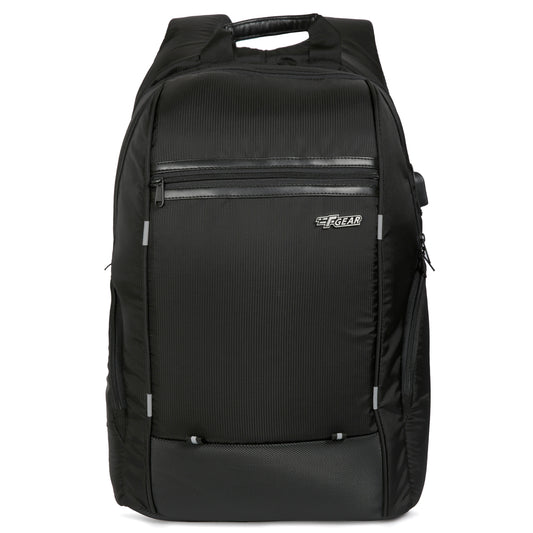 Marcus Doby 33L Black Laptop Backpack