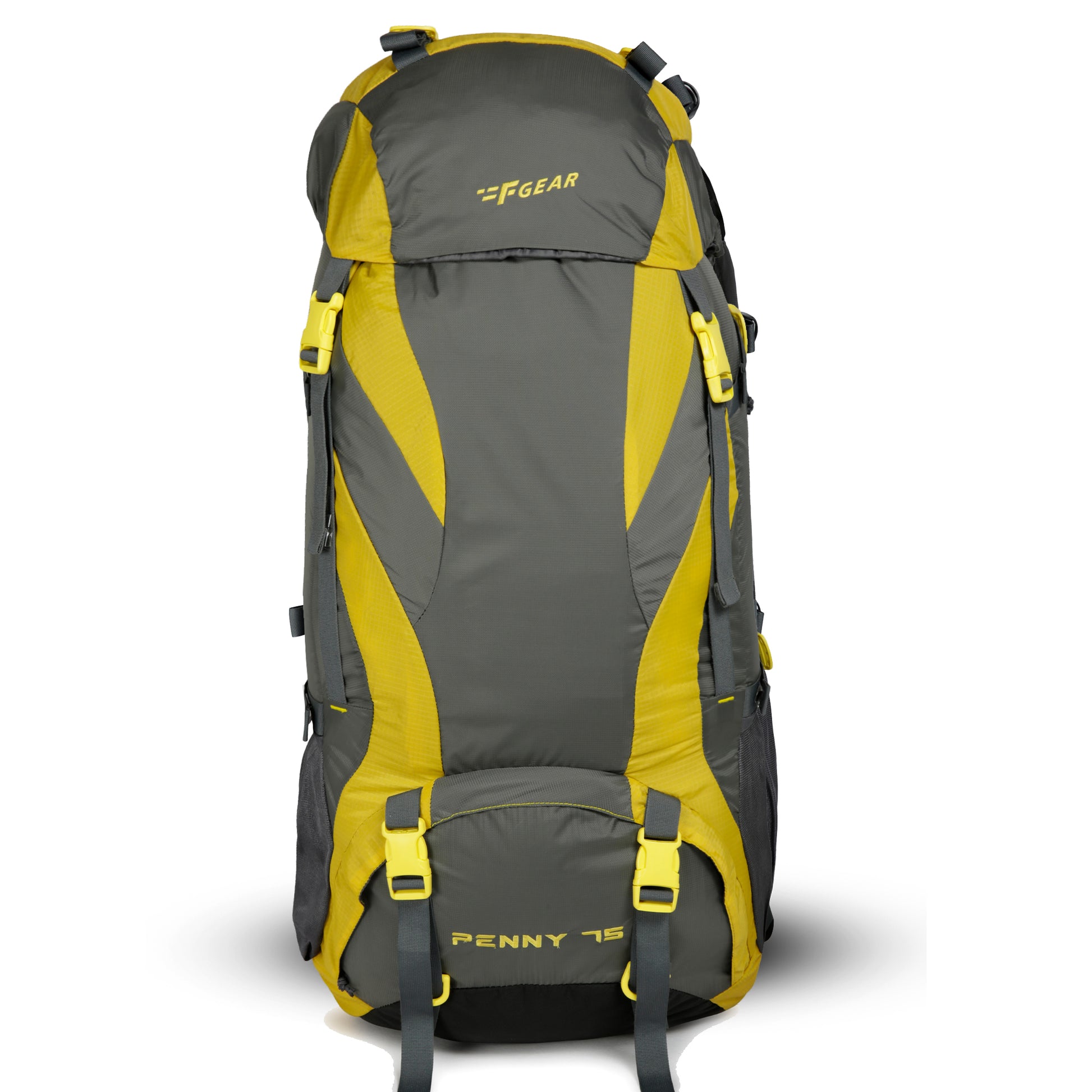 Penny 75L Yellow Gry Rucksack with Rain Cover – F Gear.in