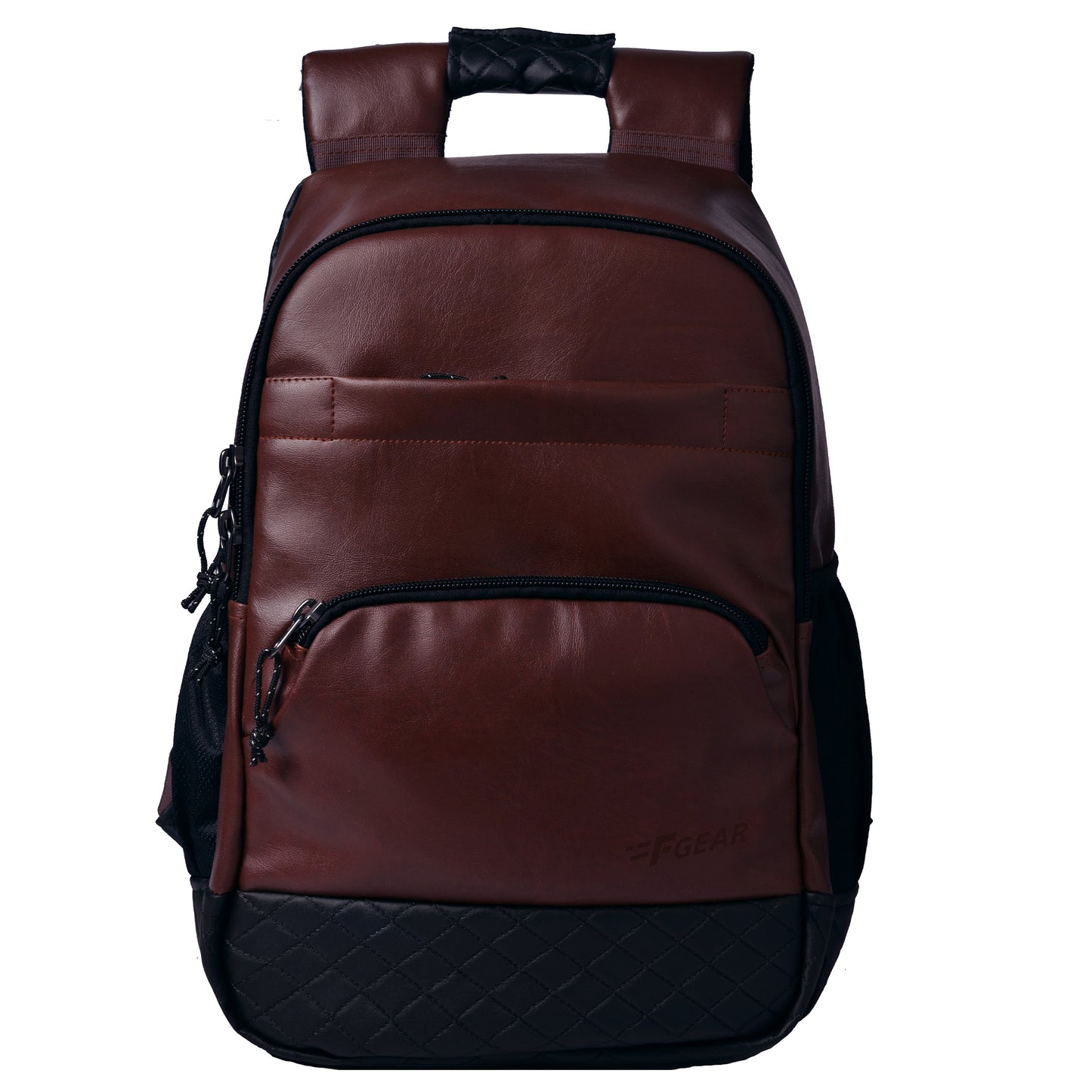 Luxur 25L Brown Anti-theft Laptop Backpack – F Gear.in