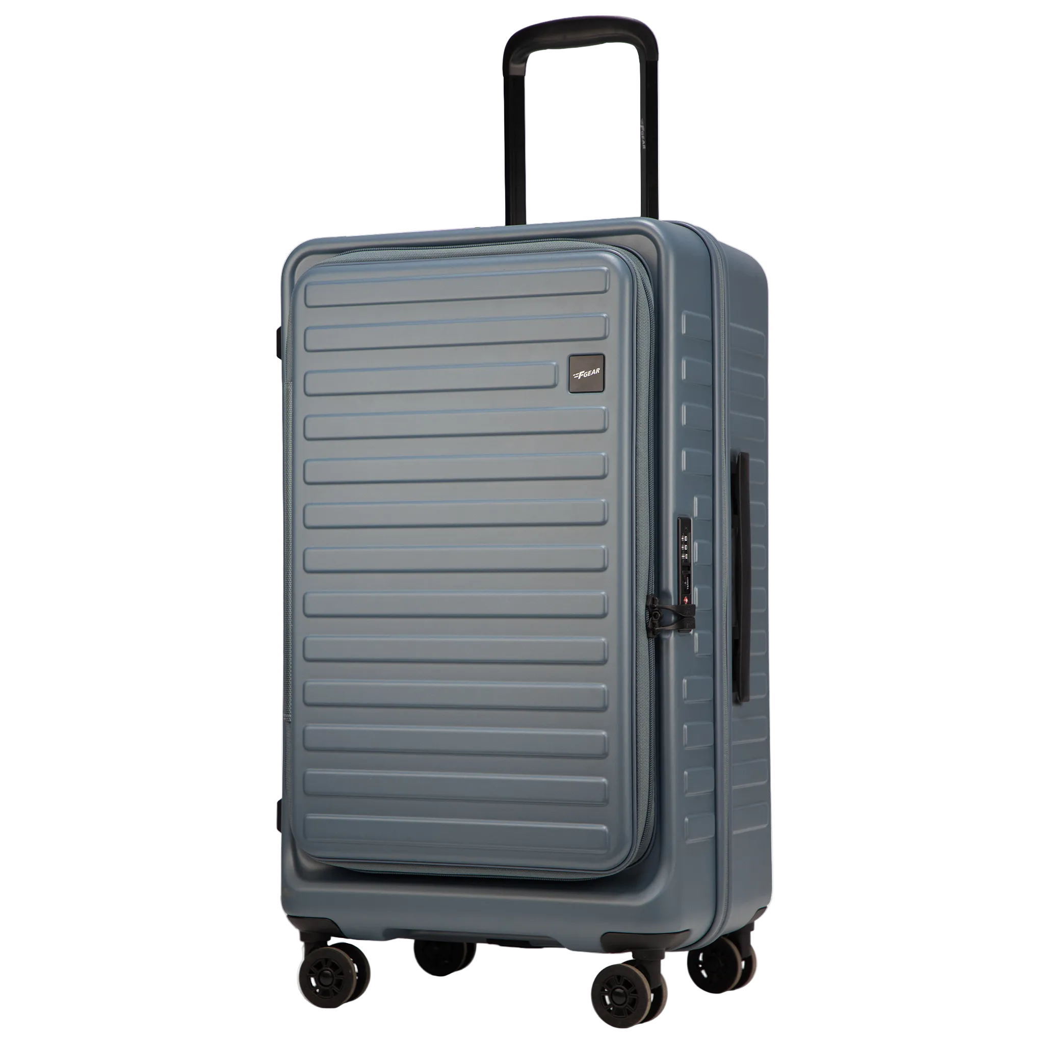 Windsor Stone Blue 68 cms Medium Front Opening Trunk-Style Check-in Strolley with Expander