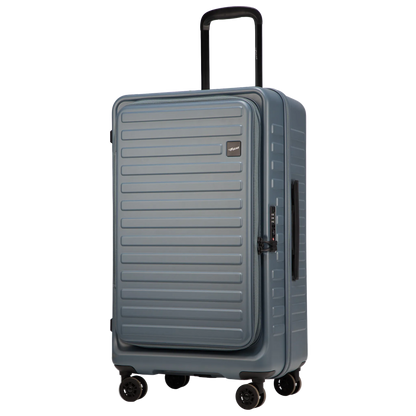 Windsor Stone Blue 68 cms Medium Front Opening Trunk-Style Check-in Strolley with Expander