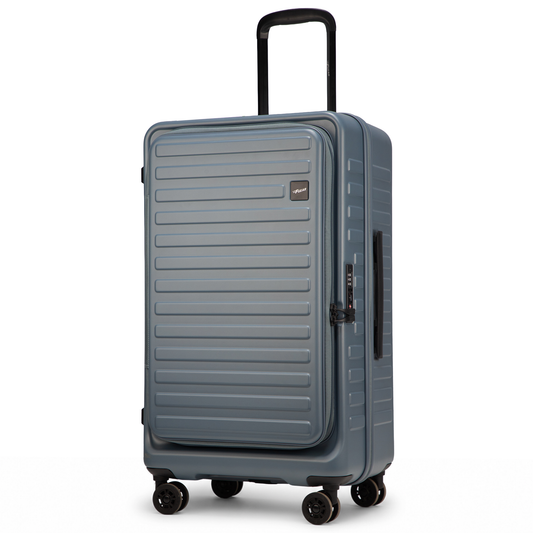 Windsor Stone Blue 68 cms Medium Front Opening Trunk-Style Check-in Strolley with Expander