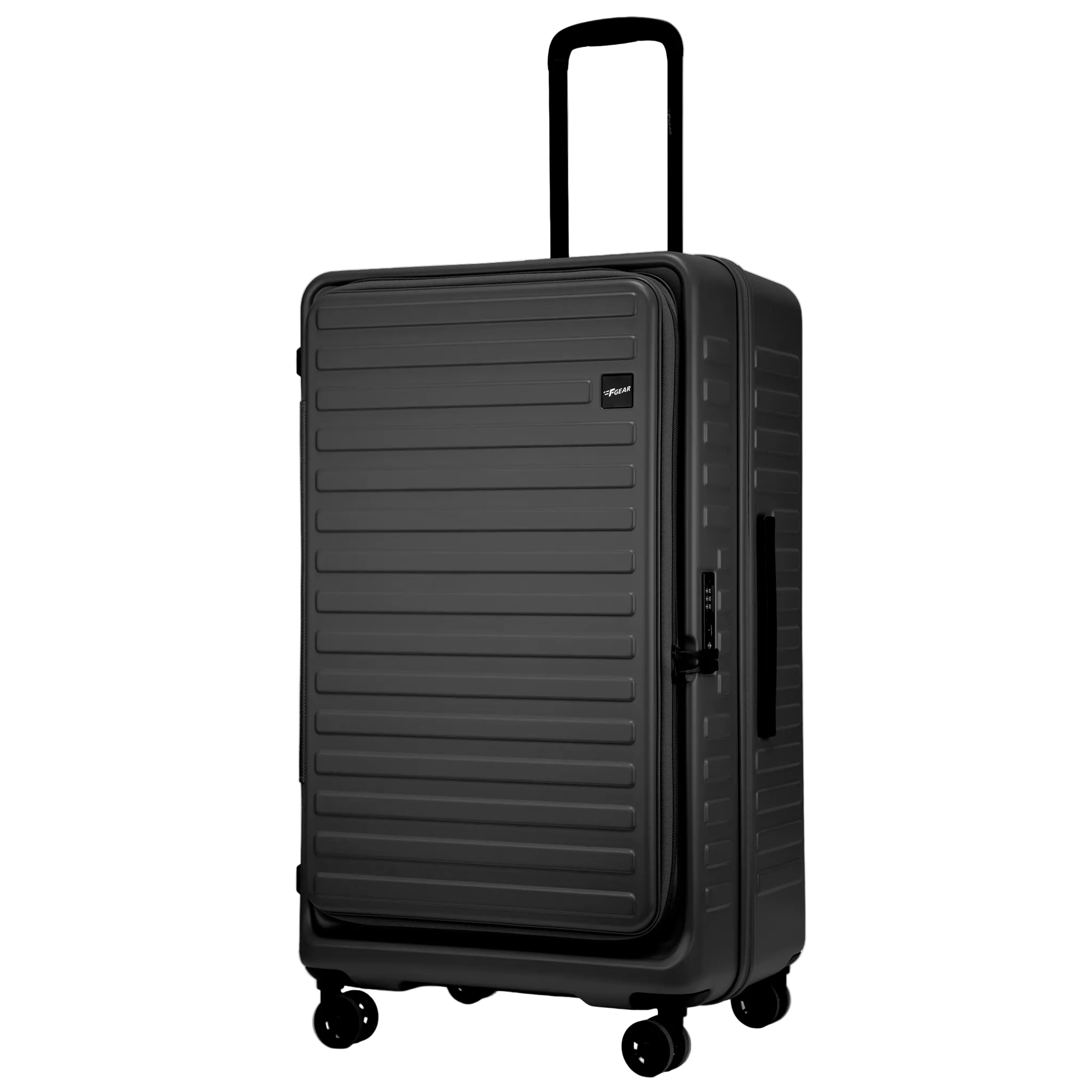 Windsor Steel Grey 76 cms Large Front Opening Trunk-Style Check-in Strolley with Expander