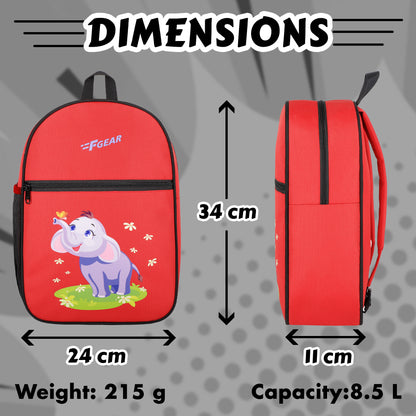 Tiny Jumbo 8.5L Red Kids Backpack