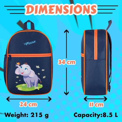 Tiny Jumbo 8.5L Navy Blue Kids Backpack