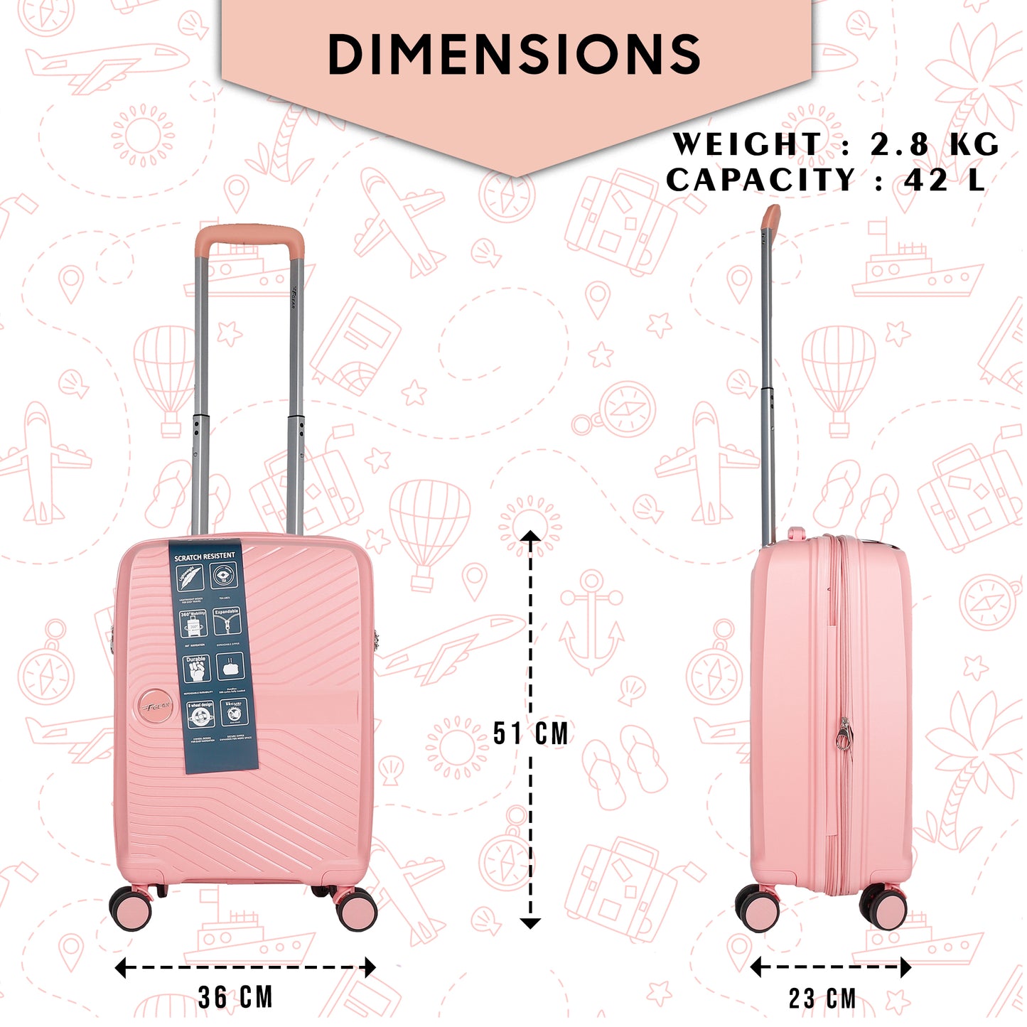 Primark 2023 Small Cabin Case Primark Primark Luggage Scale