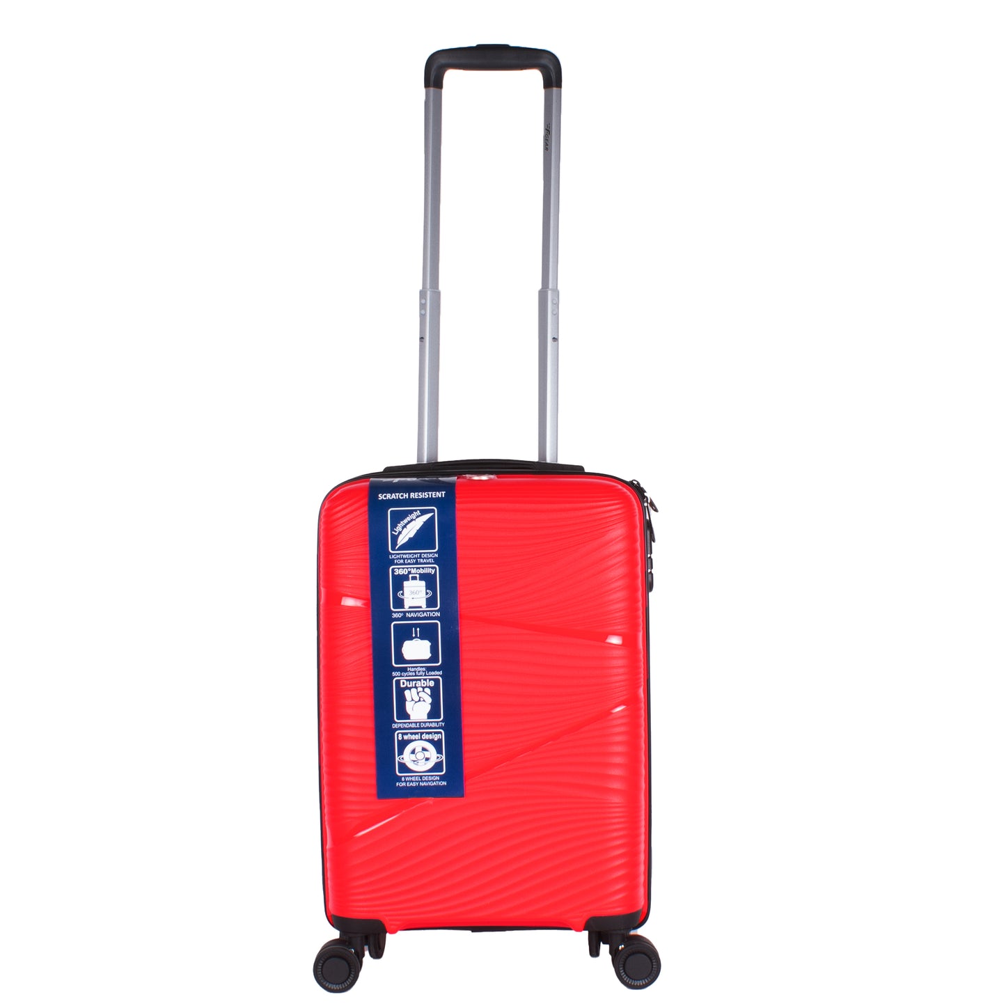 Joy PP008 20" Red Cabin (Small) Suitcase