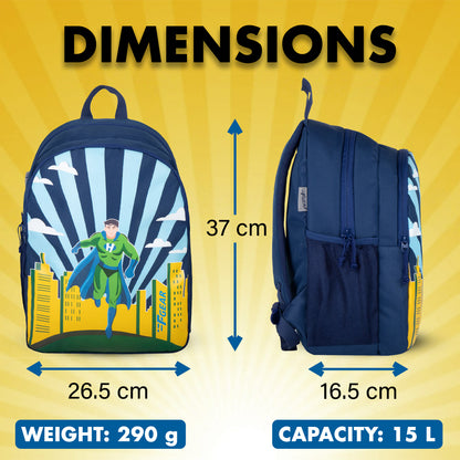 Hero 15L Navy Kids Backpack