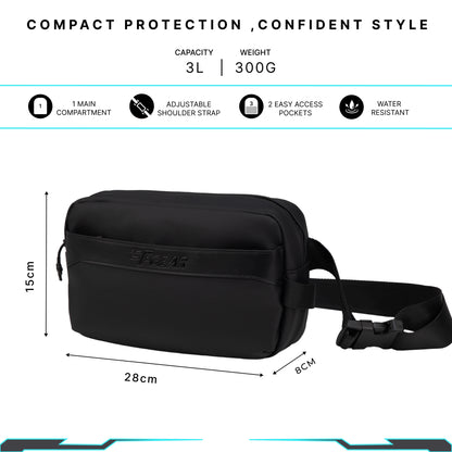 Paris Black Crossbody Bag