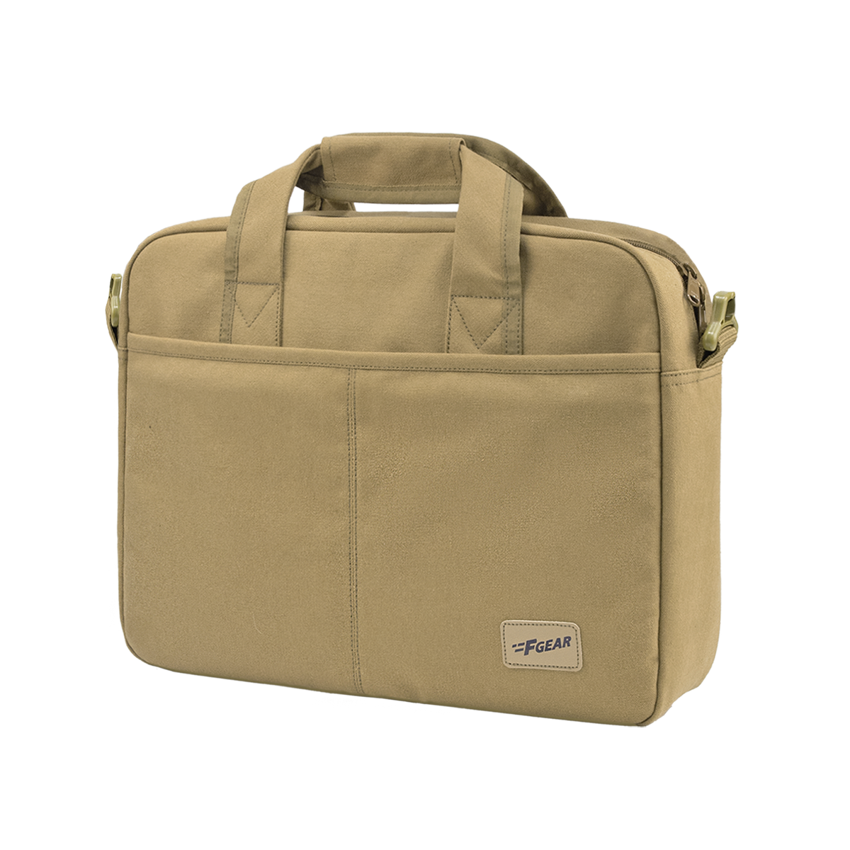 F Gear Alta Canvas Khaki Office Bag - 3D