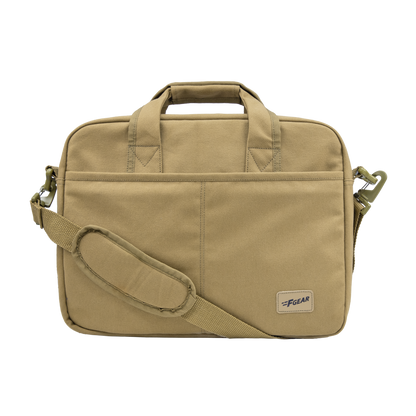 F Gear Alta Canvas Khaki Office Bag - front
