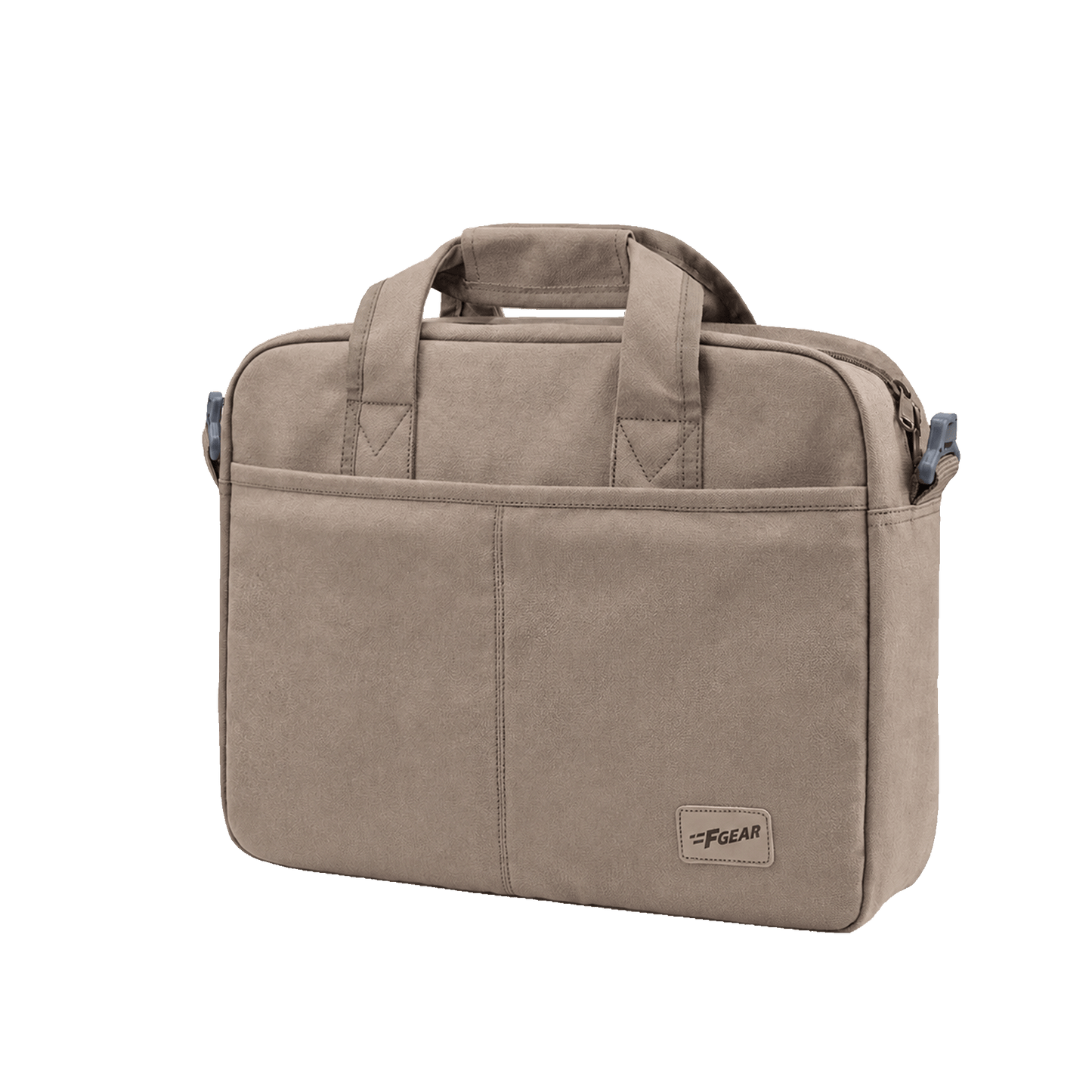 Alta Canvas Dark Beige Laptop Messenger Bag