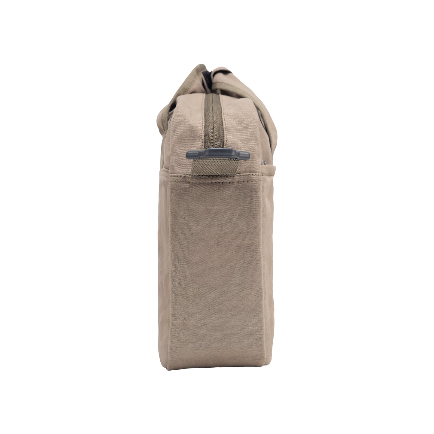 Alta Canvas Dark Beige Laptop Messenger Bag