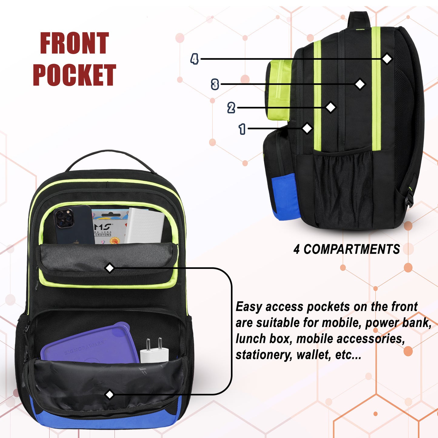 Level Up 34L Black Backpack
