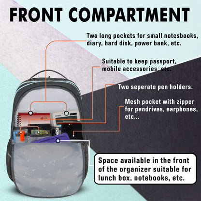 Don’t Quit 40L Grey Backpack