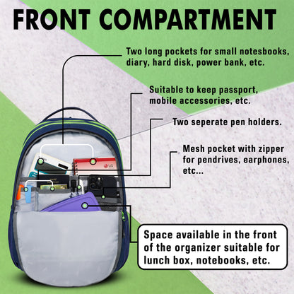 Don’t Quit 40L Navy Backpack