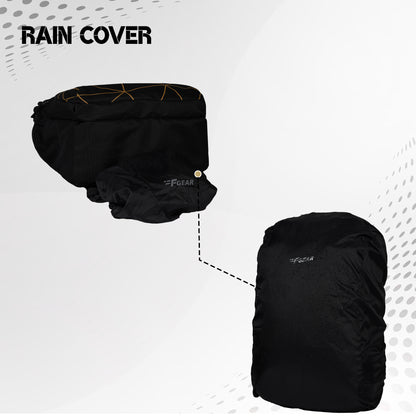 J7727 Chamber Black 27L Laptop Backpack with Raincover