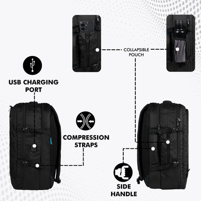 Blackhawk 40L Black Laptop Backpack