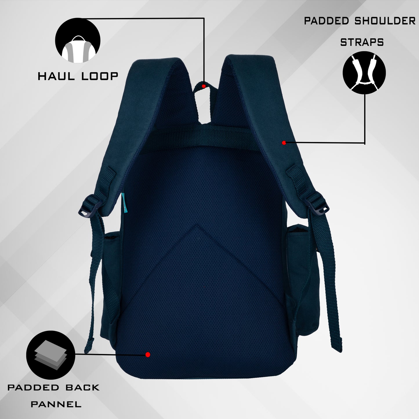 Webster 21L Navy Canvas Backpack