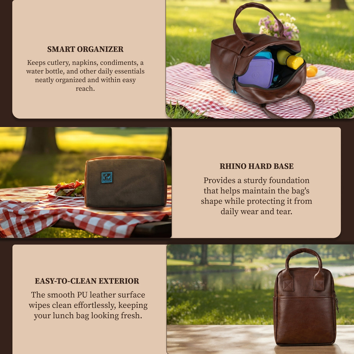 Modish 11L Tan Lunch Bag