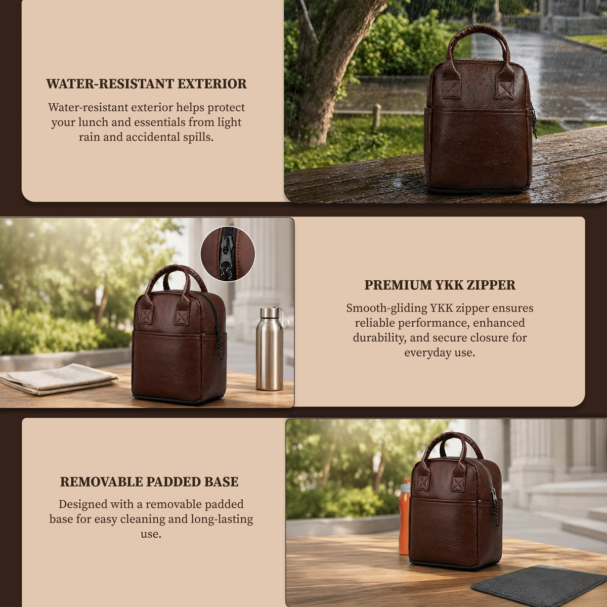 Modish 11L Tan Lunch Bag