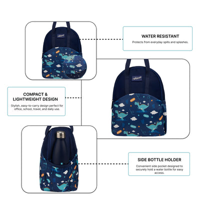 Comida 11L Blue Roar Dino Lunch Bag
