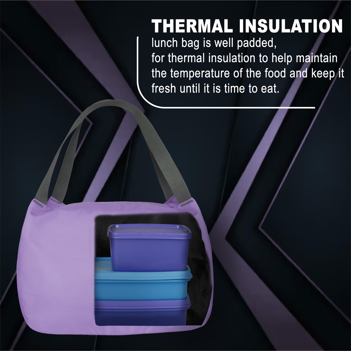 Tidbit 6L Lavender Lunch Bag