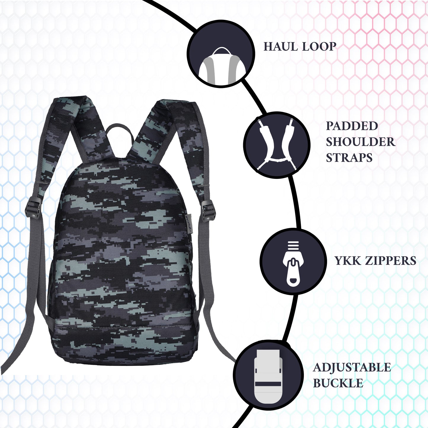 Ferris 7 L ACV Grey Black Backpack