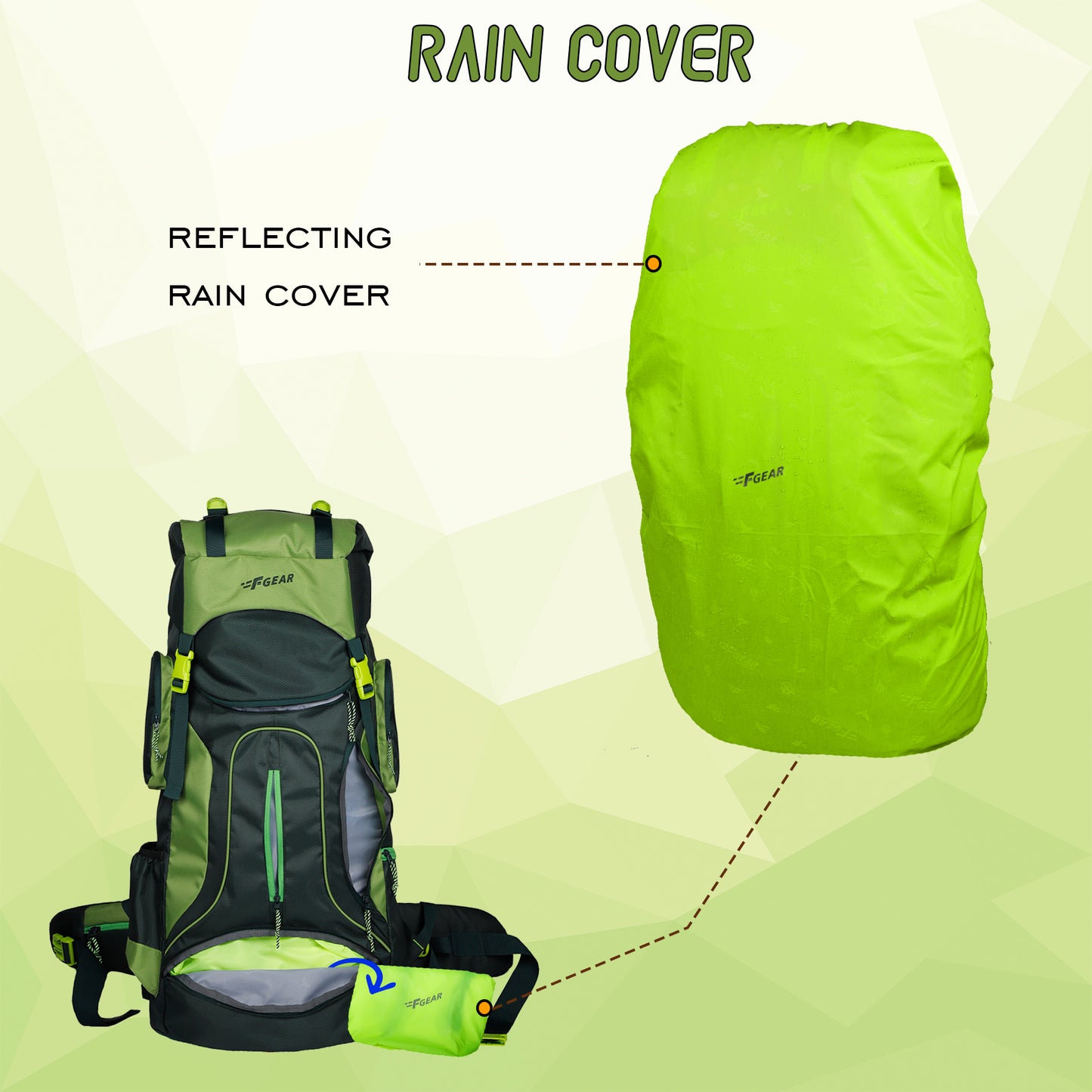 Tomahawk Spruce Forest Green 75L Rucksack