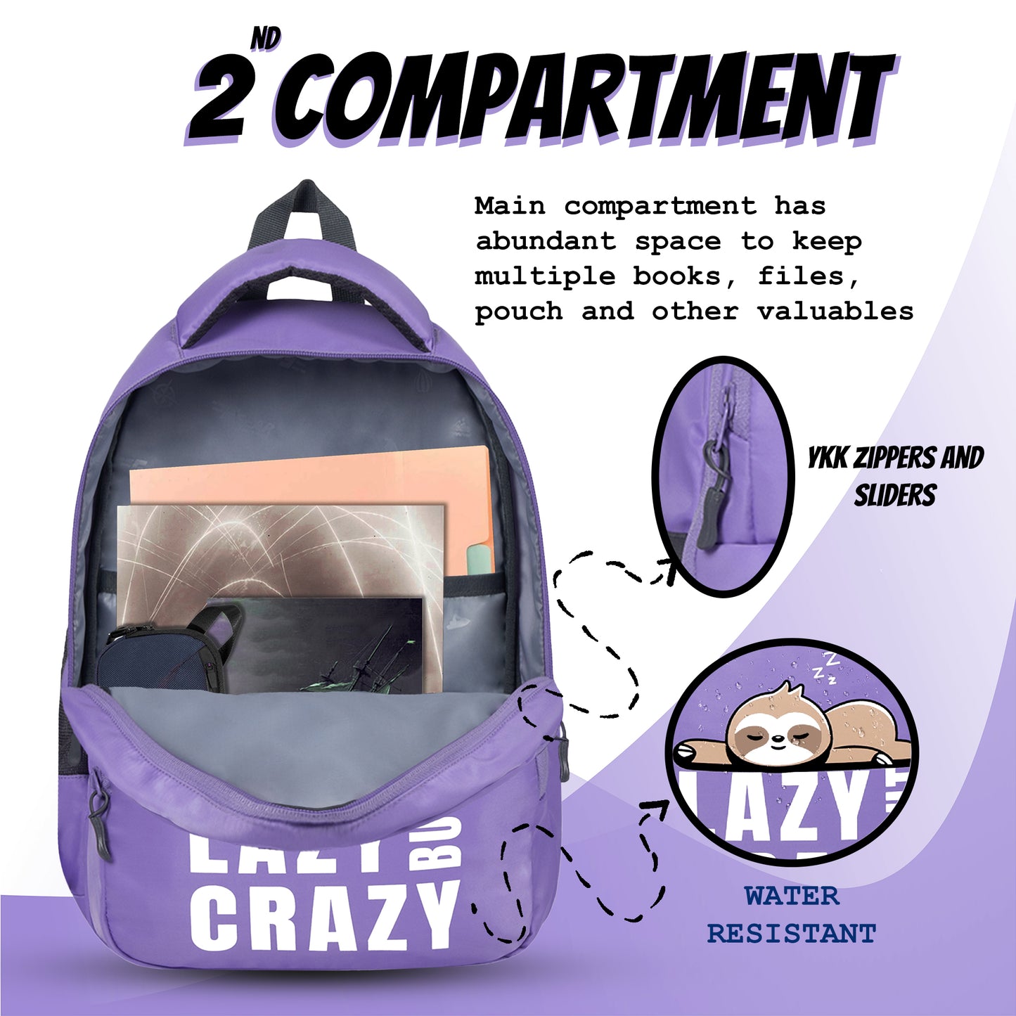LBC 23L Lavender Backpack