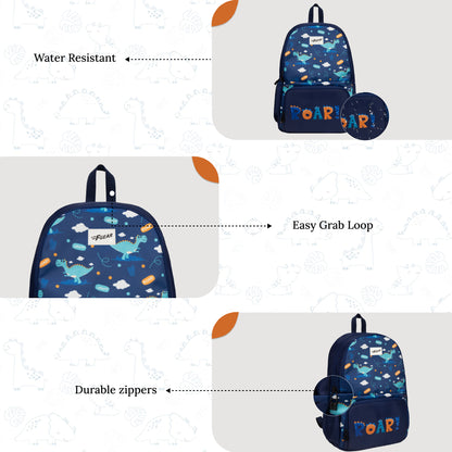 Playcraft  19L Roar Blue Backpack Backpack