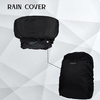 J7757 Respond Black 19L Laptop Backpack with Raincover