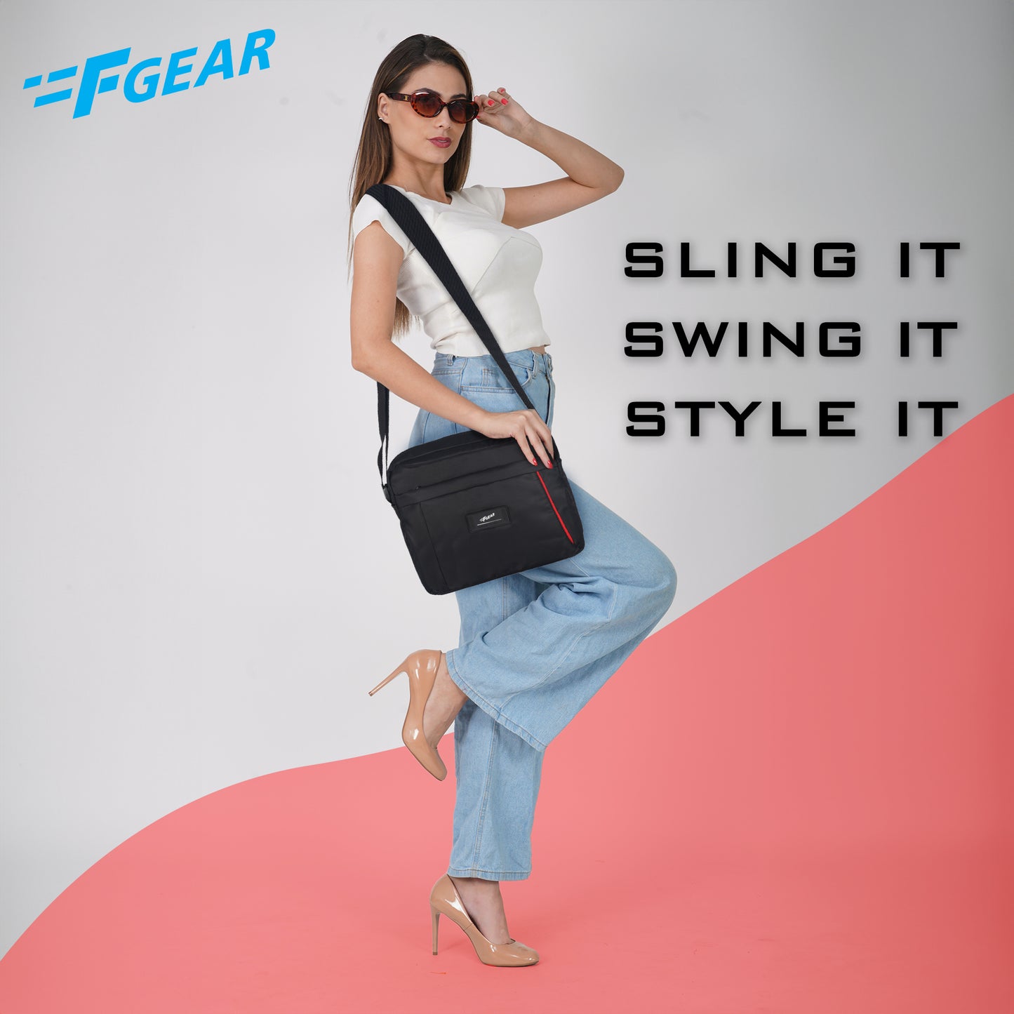 Miami V2 Black 6L Sling Bag