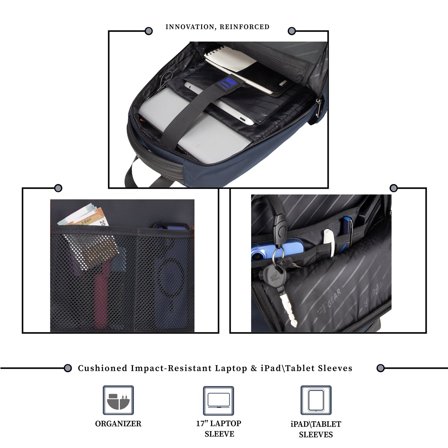 Hallstat 20L Blue Laptop Backpack