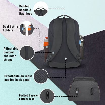 Don’t Quit 40L Grey Backpack