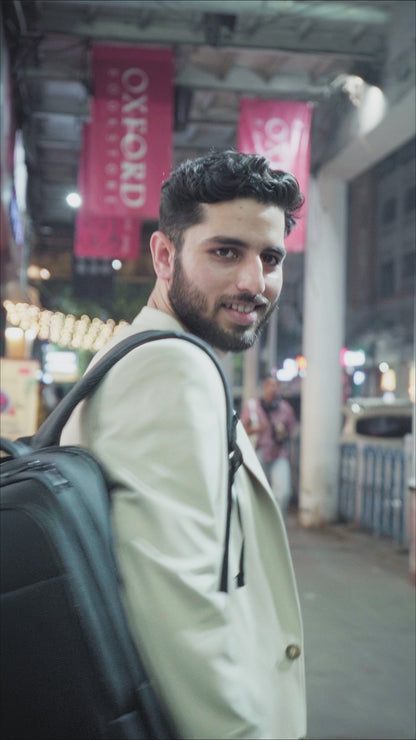 Alpha 25L Black Laptop Backpack