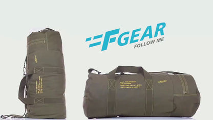 Soldier 74L Canvas Olive Travel Duffle