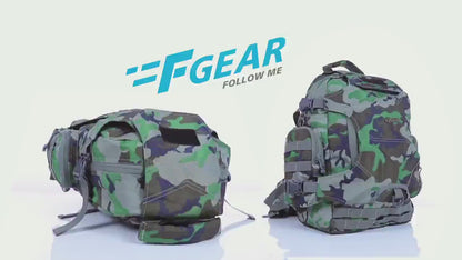 Military Ambush 32L Khaki Rucksack