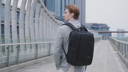 Alpha 25L Black Laptop Backpack