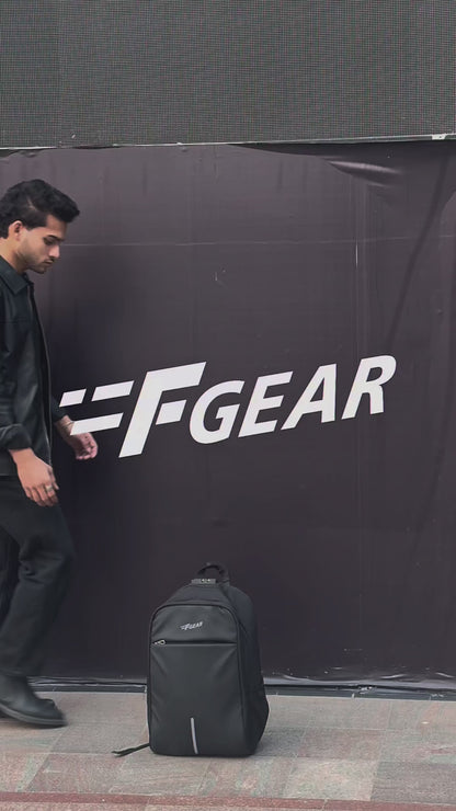 Omega 25L Black Laptop Backpack