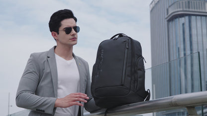 Bellagio 20L Black Laptop Backpack