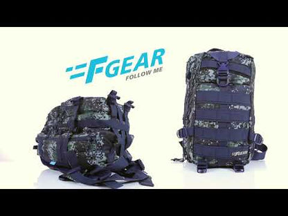 Military Tactical 29L Black Backpack