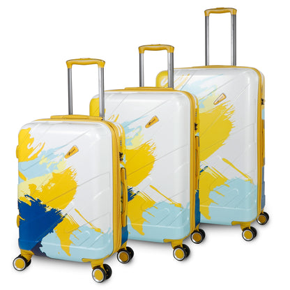 Picasso Yellow Suitcase Set of 3