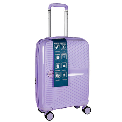 STV PP02 20" Lavender Expandable Cabin (Small) Suitcase
